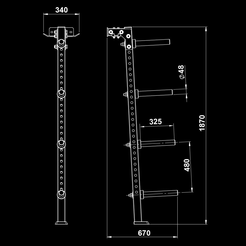 ATX® Hantelscheibenständer