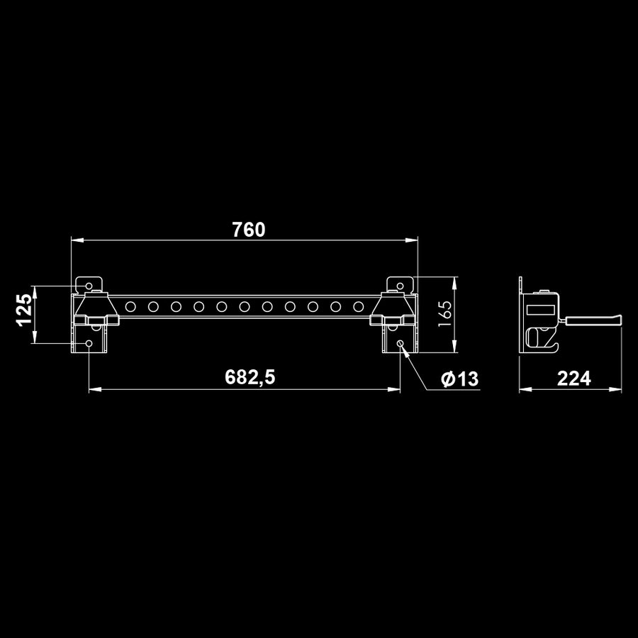 ATX® Rack-Zubehör-Ablage - Storage 500 Series