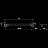 ATX® Rack-Zubehör-Ablage - Storage 700 Series Maße