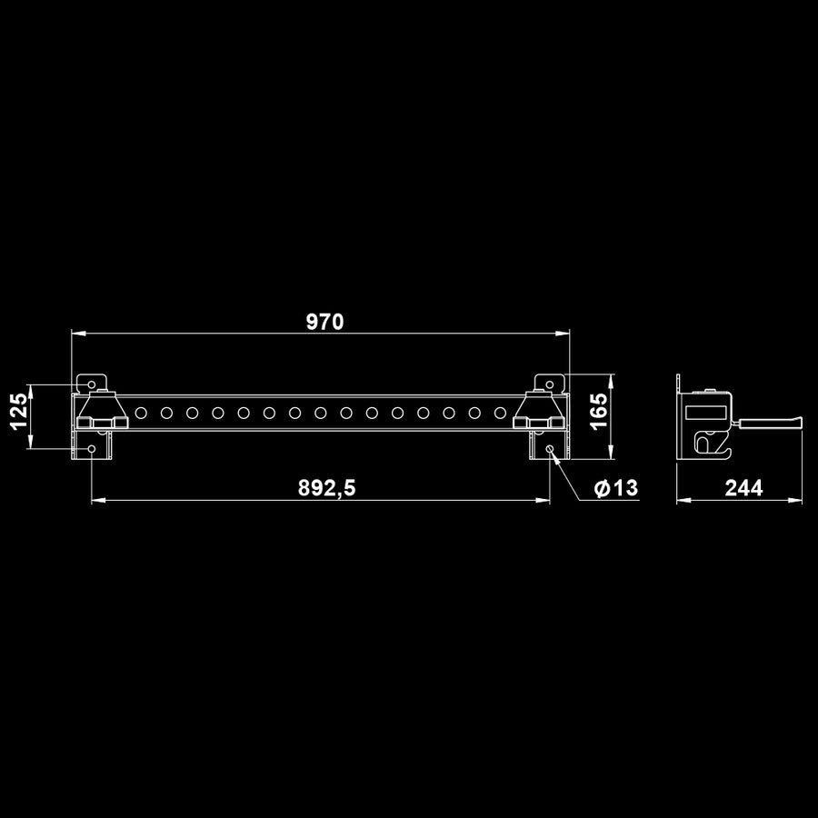 ATX® Rack-Zubehör-Ablage - Storage 700 Series