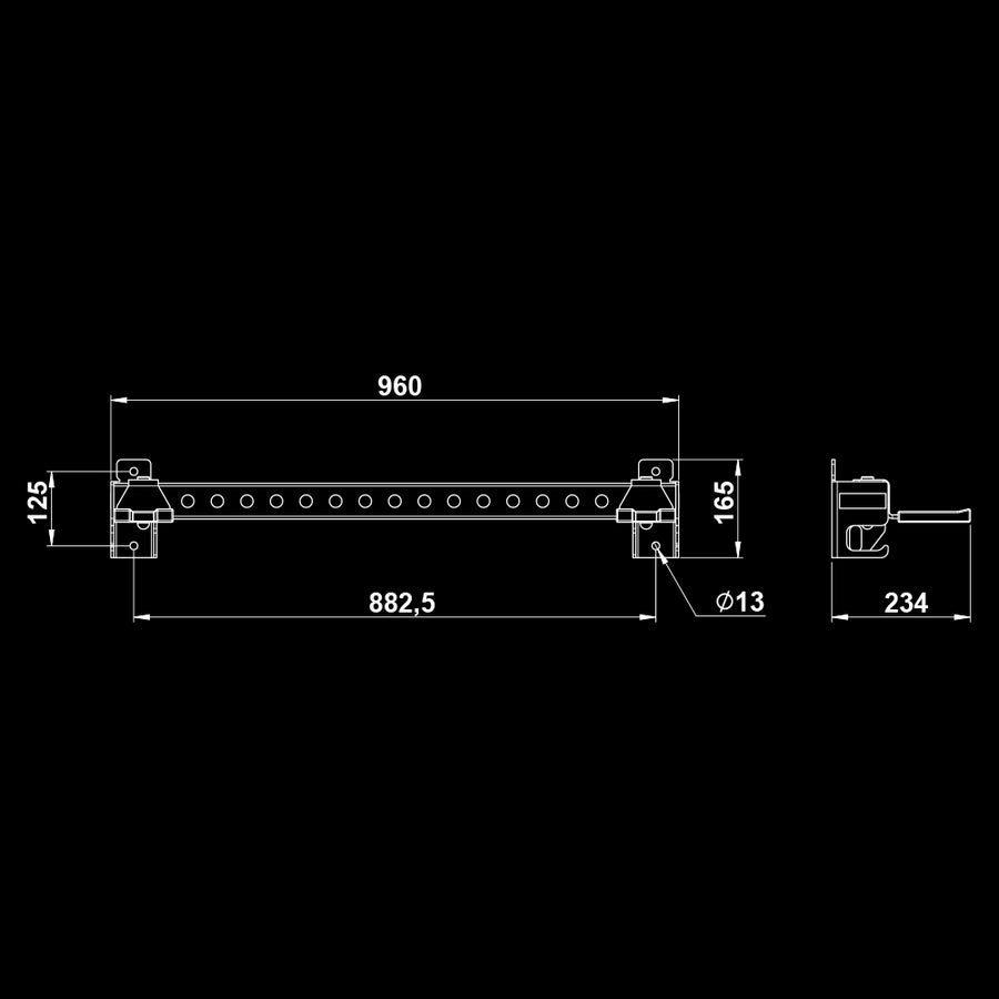 ATX® Wall Storage Tube 600 Series