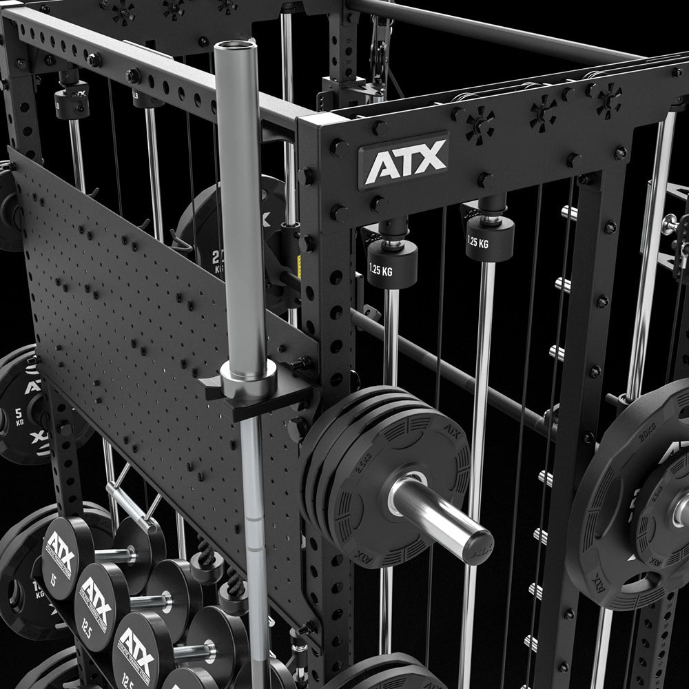 ATX® Kraftstation - Power Station XTM - Höhe 195 cm Hantelscheibenablagen Rückseite