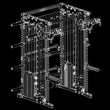 ATX® Kraftstation - Power Station XTM - Höhe 195 cm Isoansicht