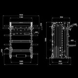 ATX® Kraftstation - Power Station XTM - Höhe 195 cm Maße