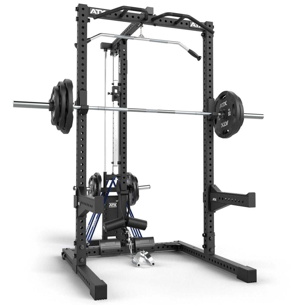 ATX® Half Rack 780 mit Latzug - Plate Load mit Zubehör