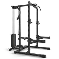ATX® Half Rack 780 mit Latzug - Steckgewichte schräge Ansicht