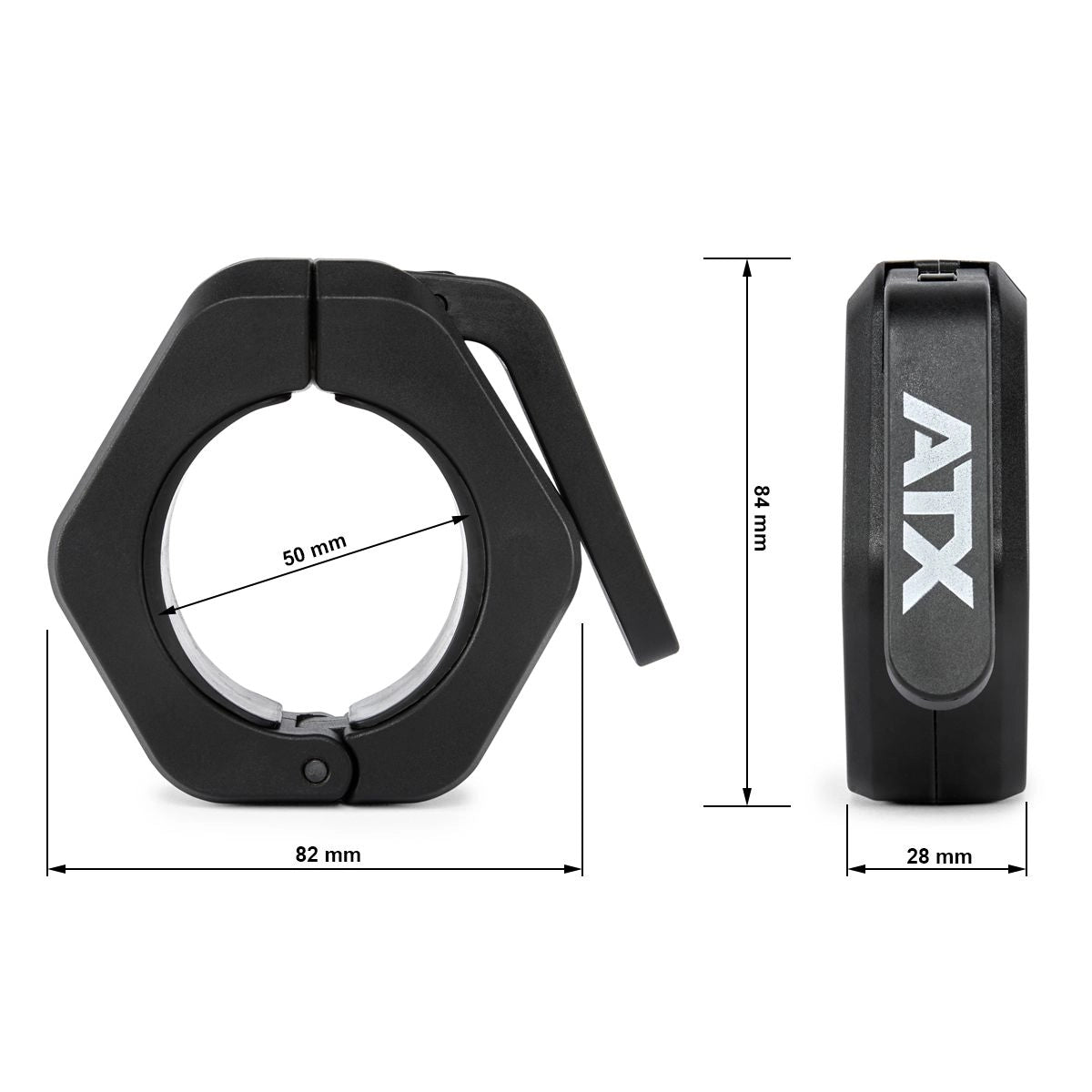 ATX® Magnetic Collar Clamp 50 mm - Paar