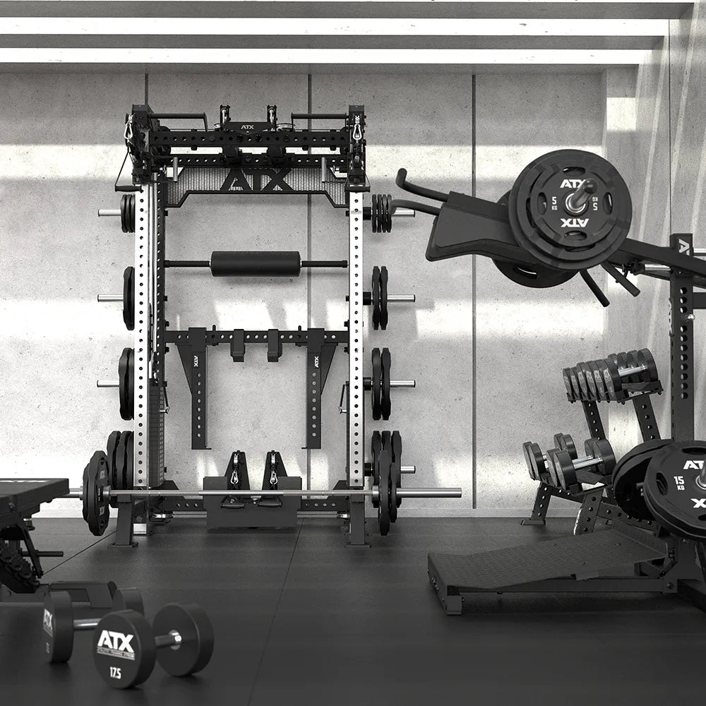 ATX® Multi Pull Rack 2.0 mit 2 x 110 kg Steckgewichten - Fitnessstudio
