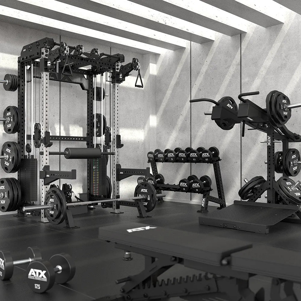 ATX® Multi Pull Rack 2.0 mit 2 x 110 kg Steckgewichten