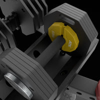 ATX® Verstellbare Kurzhanteln - Octa Dumbbells - 2 x 53 kg addweight