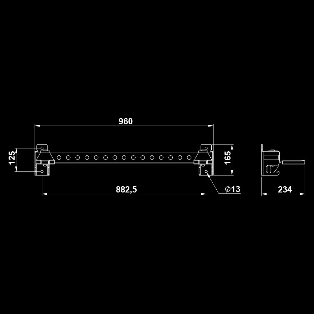 ATX® Wall Storage Tube 600 Series