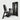 Abduktoren Adduktoren Maschine Dual-Funktion - BH Fitness