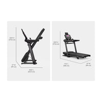Laufband Bowflex T16 – klappbar Maße