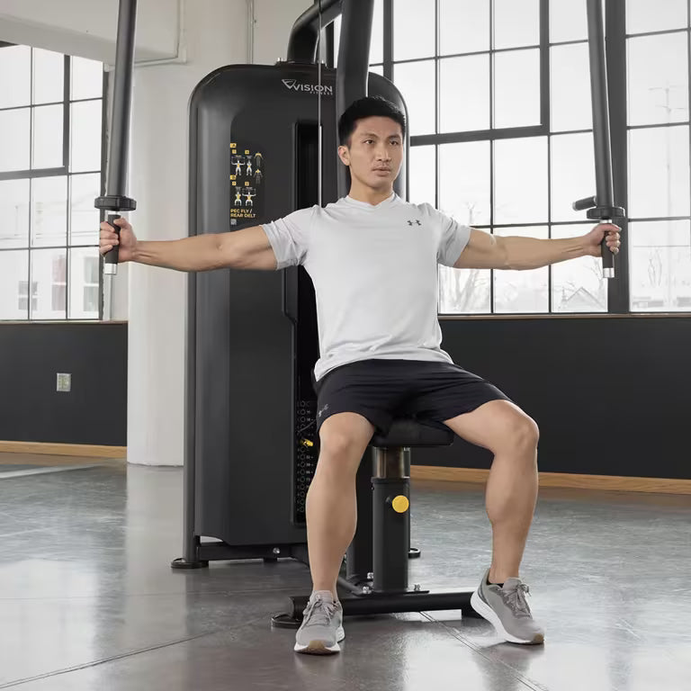 Butterfly Stack Weight Machine übung
