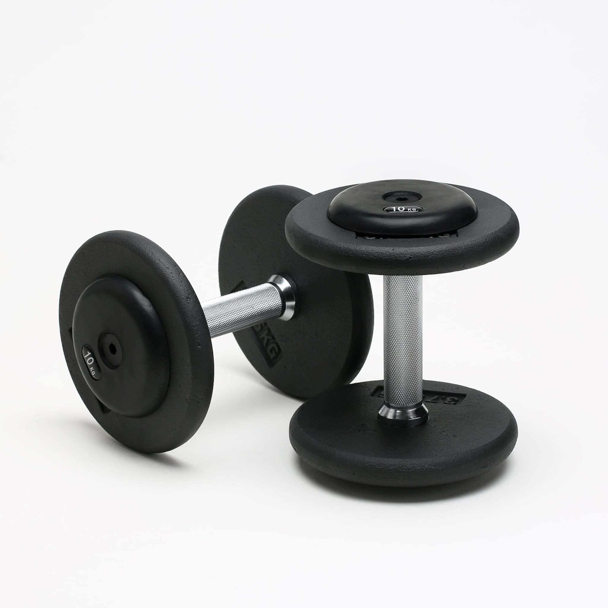 CHD Hantel Guss in 2 kg Steigung - 10 kg Paar