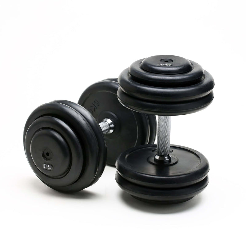 CHD Hantel gummiert 2,5kg Steigung - 27,5kg Paar