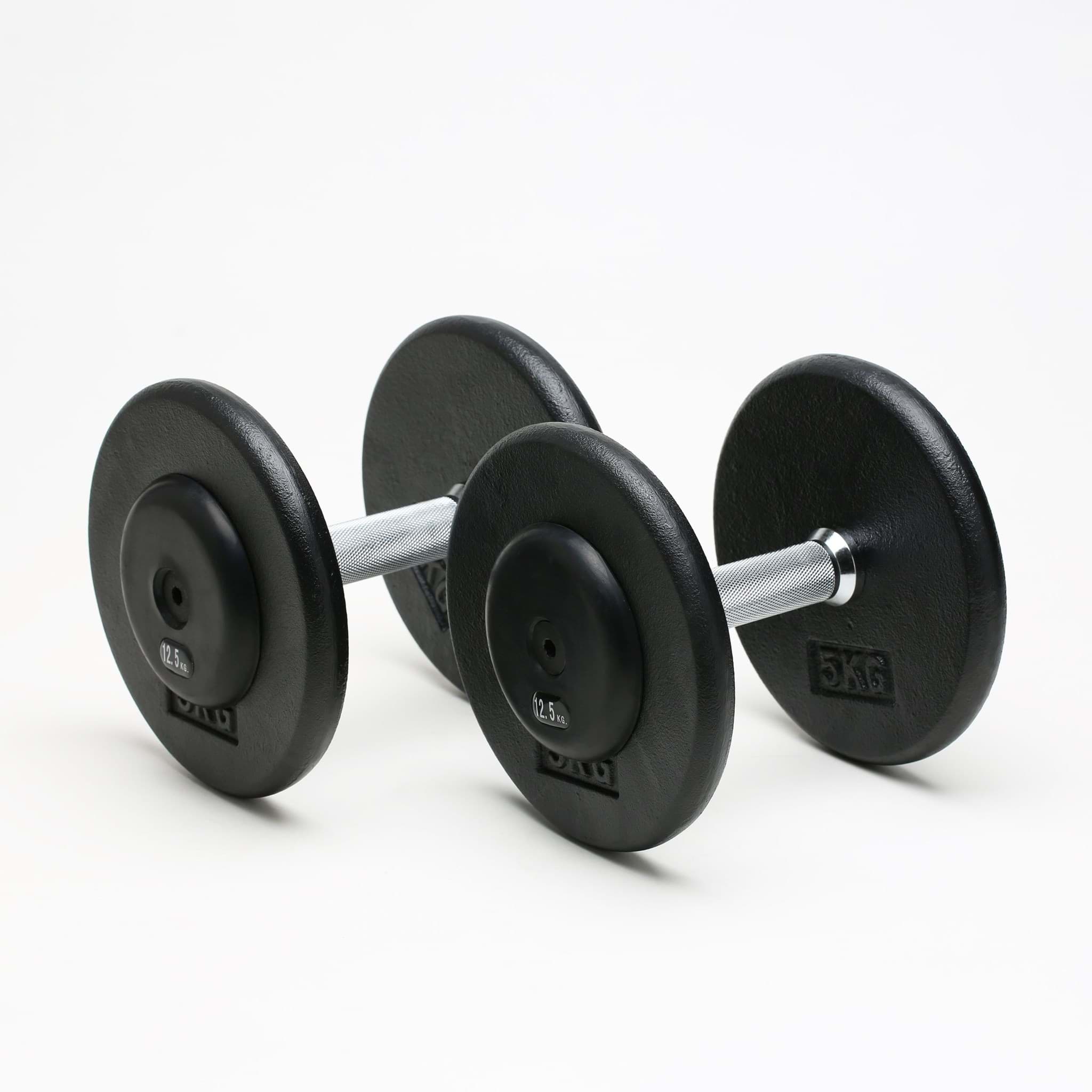 CHD Kompakthanteln Guss in 2,5kg Steigung - 12.5kg