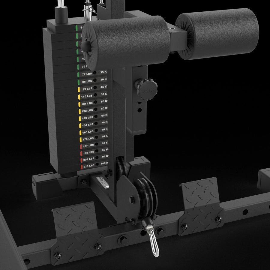 ATX® Latzug-Anbauoption - 100 kg Steckgewichte - zu Half Rack HRX-510