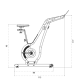 Ergometer Nohrd Bike V2 Maße