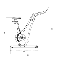 Ergometer Nohrd Bike V2 Maße
