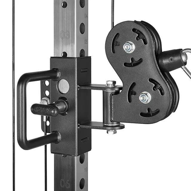 ATX® Dual Pulley Kabelzug - 2 x 90 kg seidenweiche Laufeigenschaft dank Kugelgelagerter Laufrollen und Gleitbuchsenführung