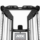 ATX® Dual Pulley Kabelzug - 2 x 90 kg Multi-Gripp Klimmzugstange – griffig gerändelt, hervorragende Griffigtkeit und praktisch verschleißfrei