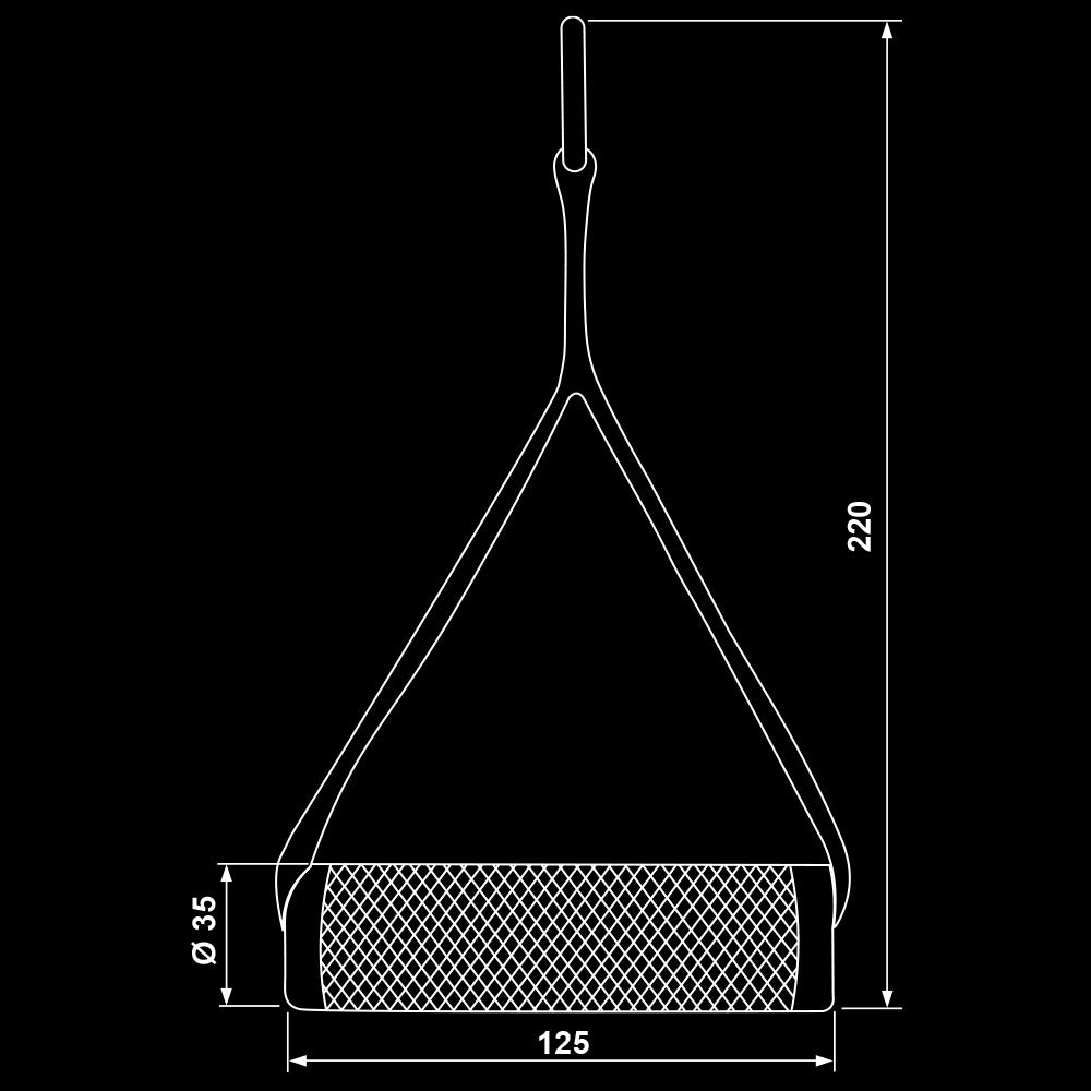 ATX® Einhandgriff mit Kugellagerung - Paar Maße