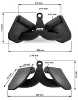 Foam Grip Rudergriff eng 20 cm - inside Maße: Länge: 30 cm; Höhe: 15,5 cm;