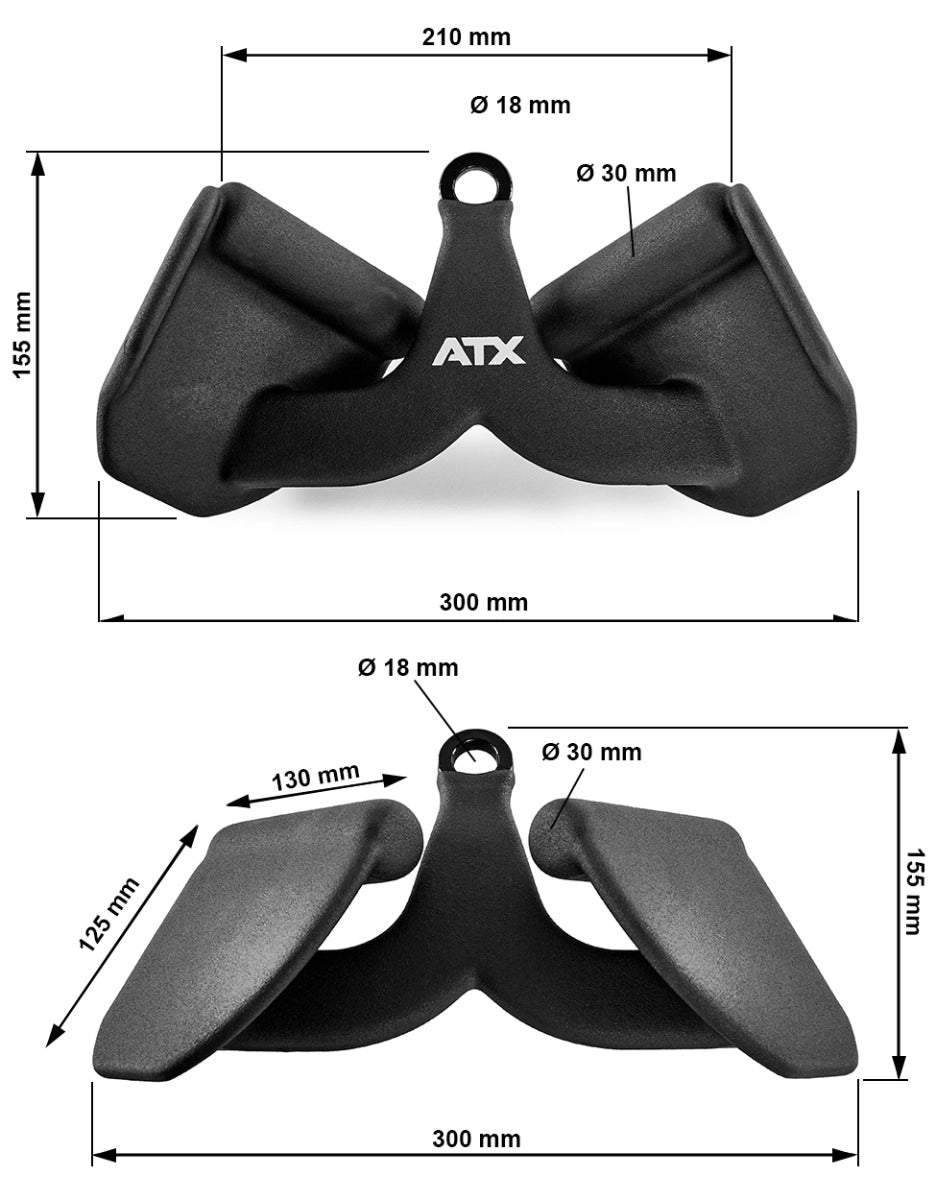 Foam Grip Rudergriff eng 20 cm - inside Maße: Länge: 30 cm; Höhe: 15,5 cm;