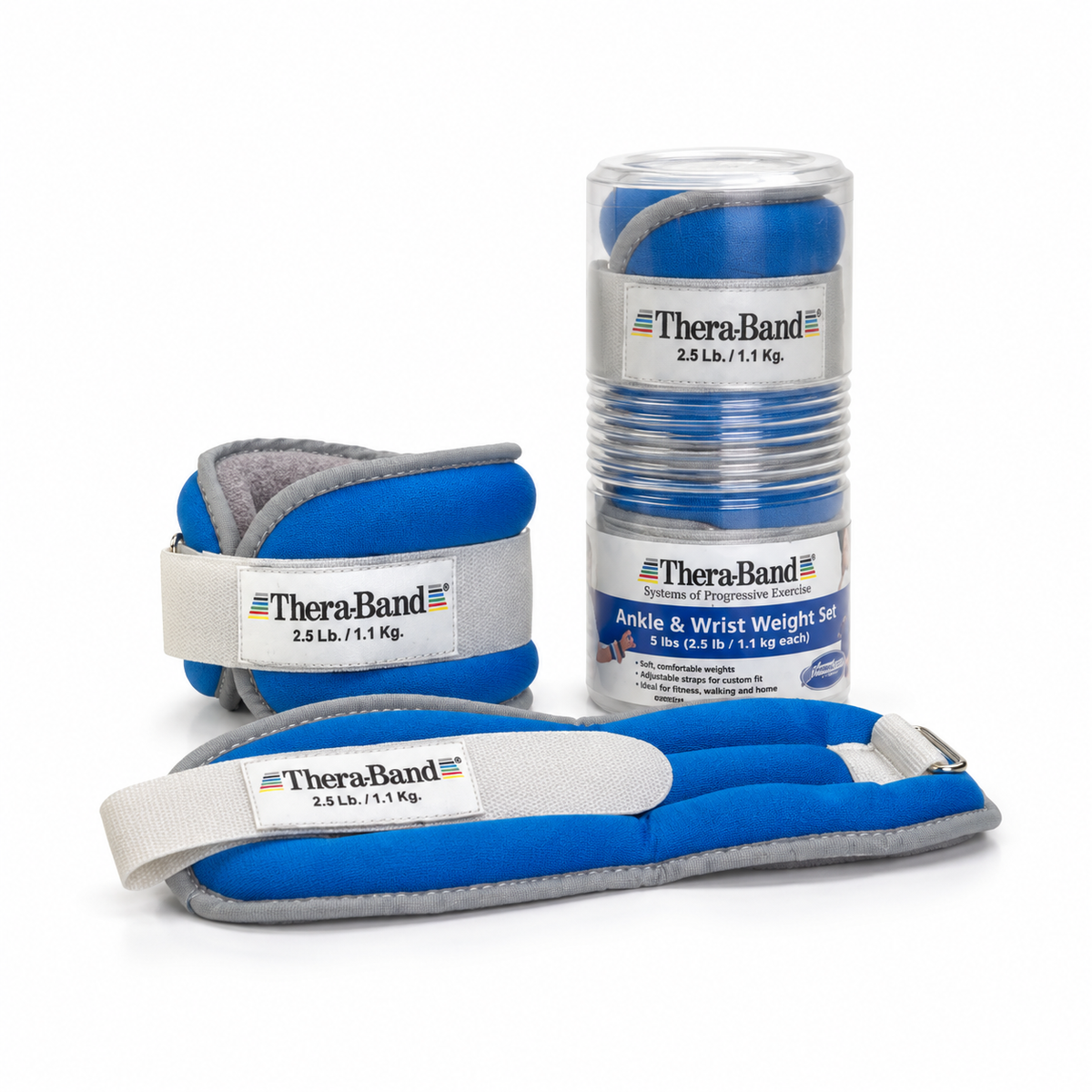 Gewichtsmanschetten 2er Set blau, 1130 g