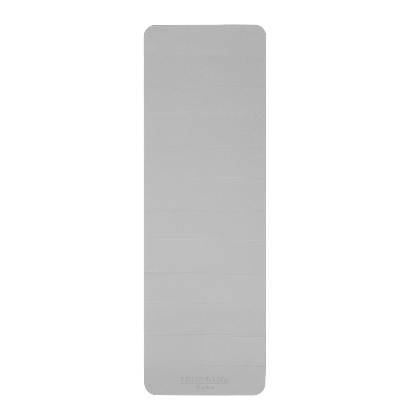 Gymnastikmatte faltbar 180 x 60 x 0,6 cm mit Tragegurt grau