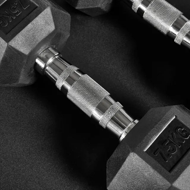 Hex Dumbbells Rubber - 1 to 50 kg