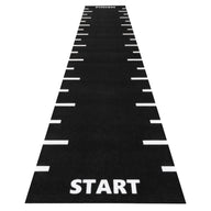Kunstrasen Sprinttrack - Start & Finish schwarz
