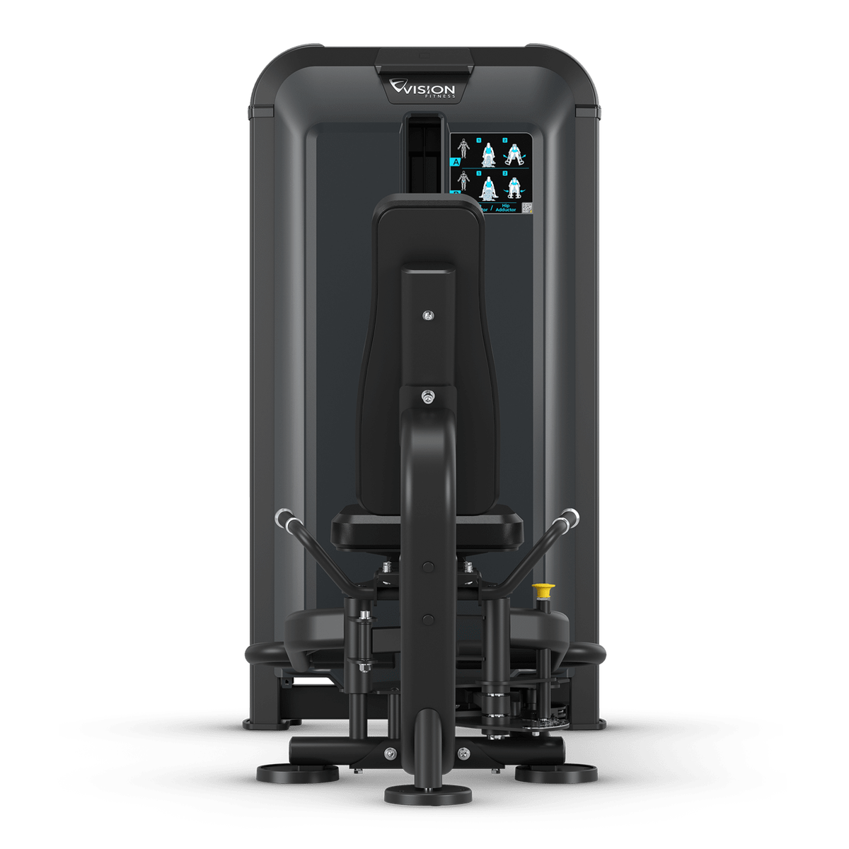 Abduktoren/ Adduktoren Maschine - Vision Fitness Keystone von hinten