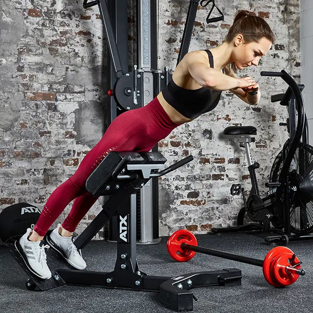 Hyperextension Übung - Ausführung