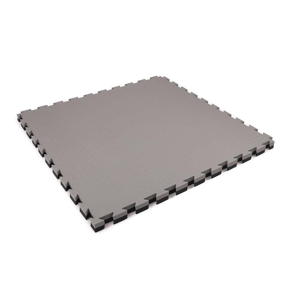 Kampfsportmatte Judo 100 x 100 x 4 cm schwarz grau