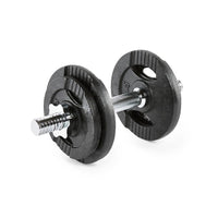 Kurzhantelstange Gewinde 30 mm inkl. Gewindeverschlüsse