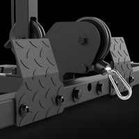 ATX® Latzug-Anbauoption - 100 kg Steckgewichte Stahlfußstützen