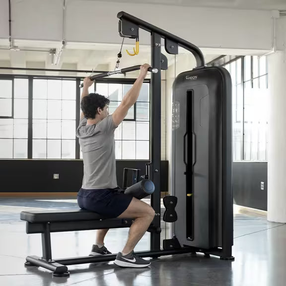 Lat Pull Down Stack Weight - lat pull 