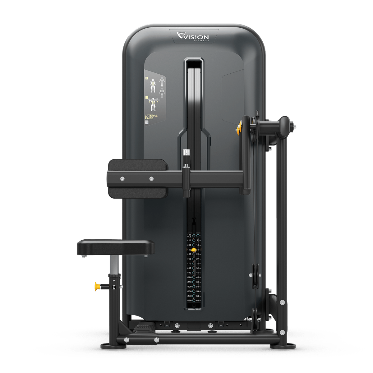 Lateral Raise Machine  Seitenansicht 