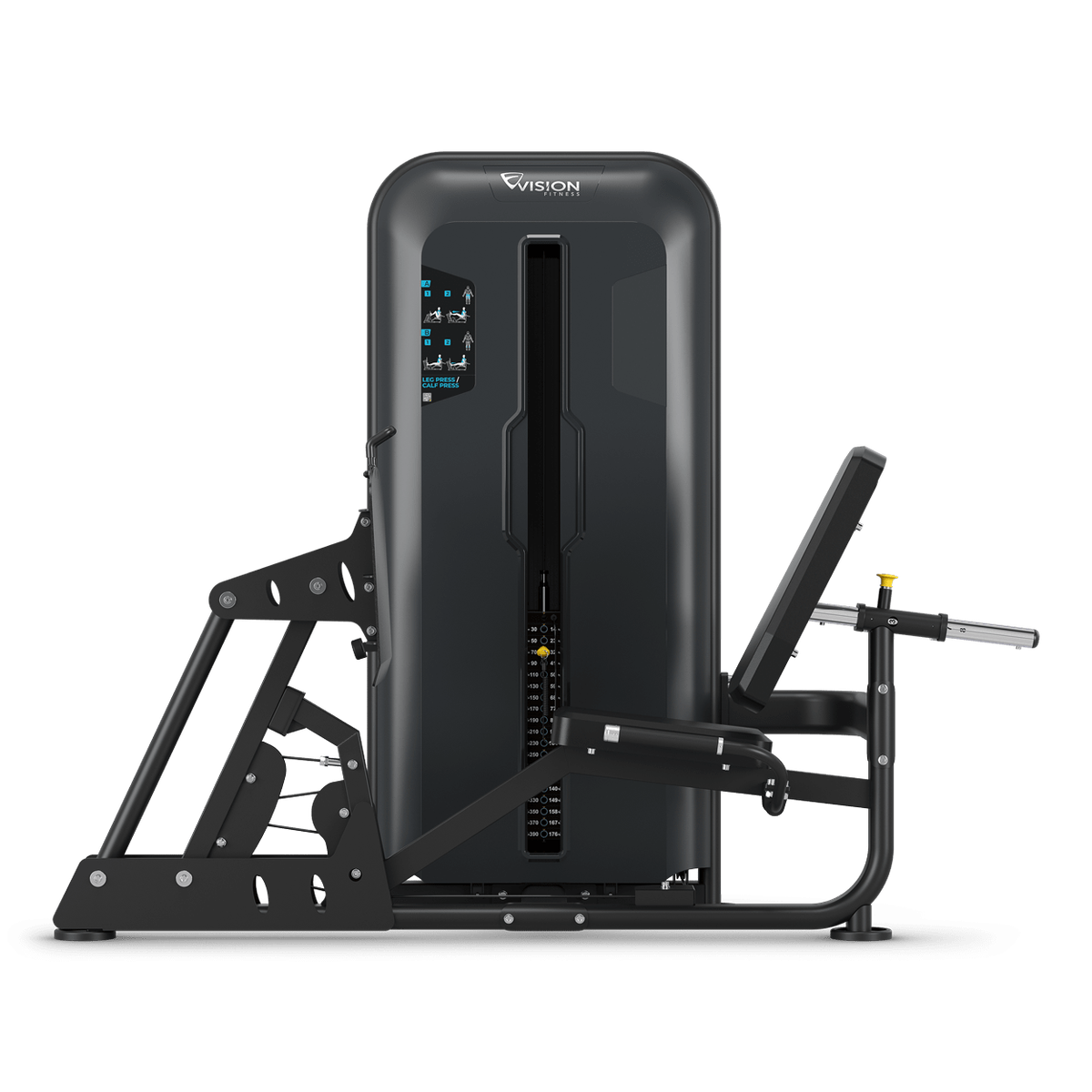 Leg Press Stack Weight Seitenansicht 