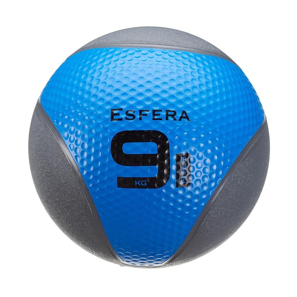 Medizinball aus Gummi – 9 kg blau