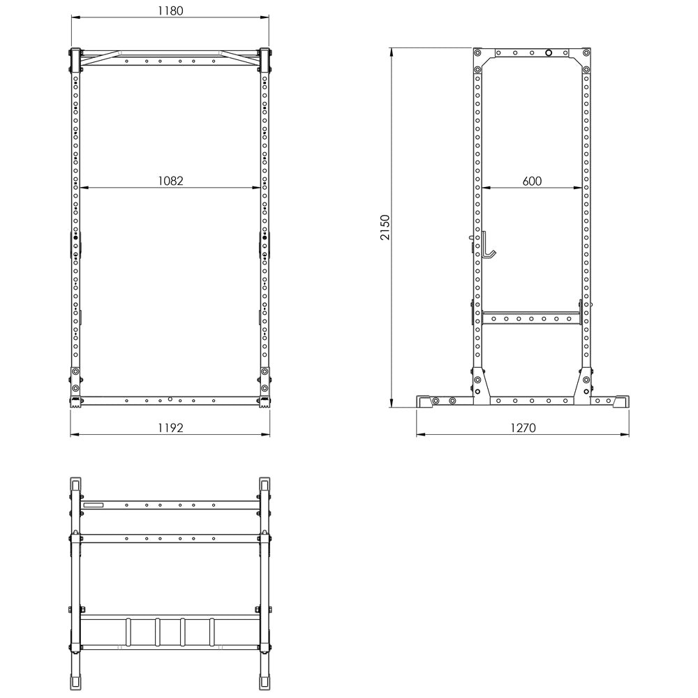 ATX® Power Rack PRX-520 Maße