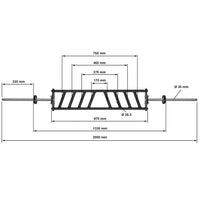 Produktdetails ATX® Diagonal Multi Grip Bar 30 mm x 200 cm