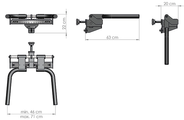 ATX® Dip Bar - Indexing