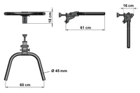 Produktdetails ATX® Dip Barren klappbar