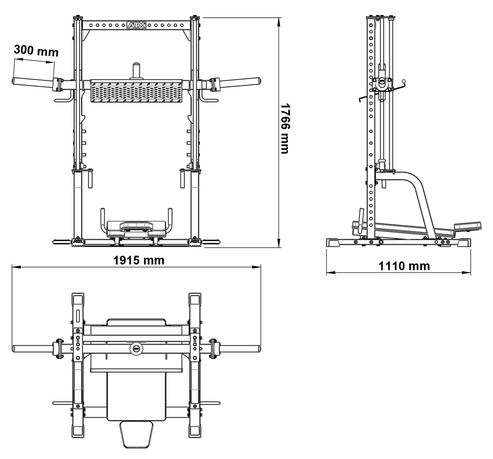 Produktdetails ATX® Vertikale Beinpresse