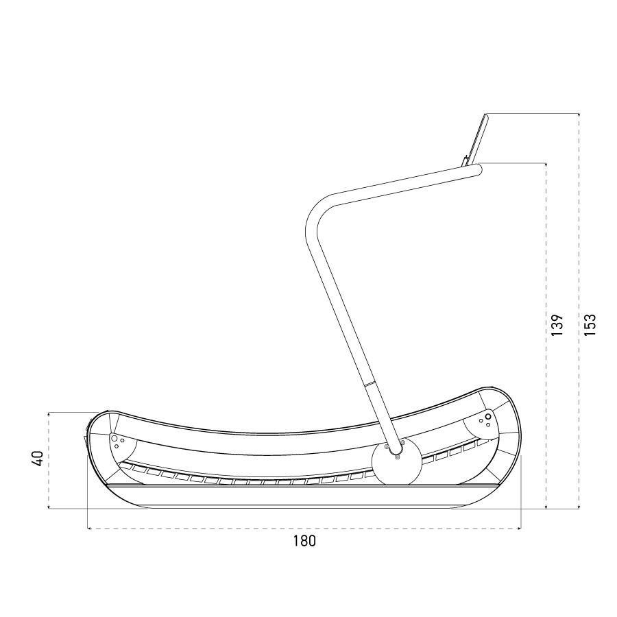 Produktdetails Laufband Nohrd Sprintbok - in 6 Holzarten