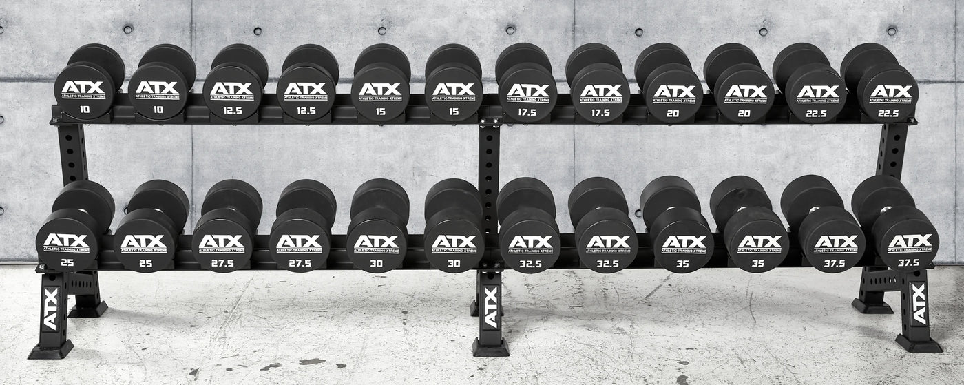 ATX® Kurzhantelablage mit Halbschalen - modular erweiterbar