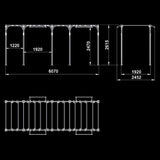 ATX® Functional Rig 700 - Ladder 4 Maße